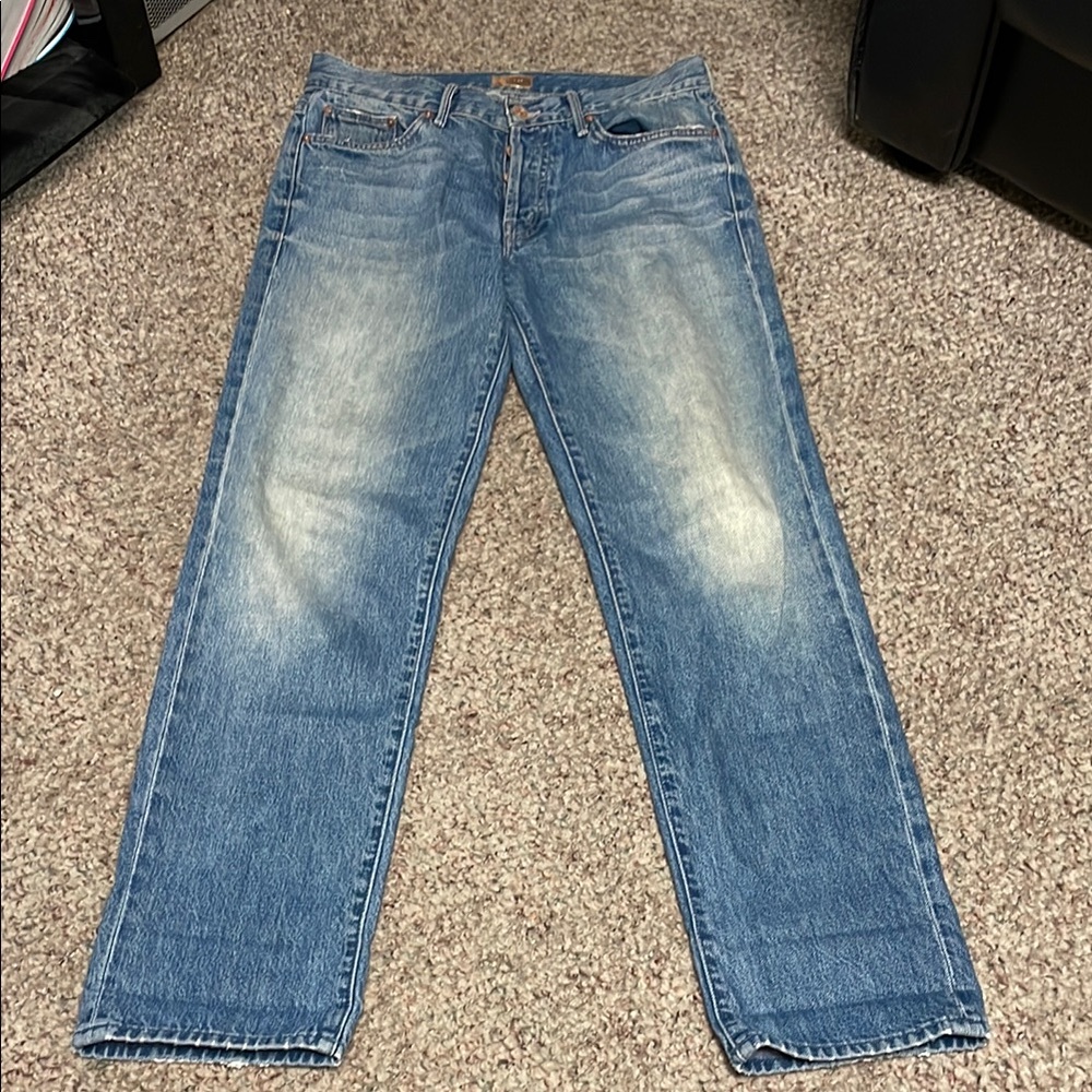 MOTHER Blue Boyfriend Jeans